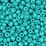 Glaskralen rocailles 3mm baltic turquoise