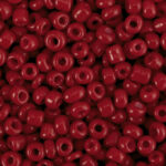 Glaskralen rocailles 3mm Cherry Red