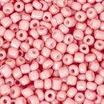 Glaskralen rocailles 3mm Vintage Pink
