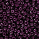 Glaskralen rocailles 3mm Aubergine purple