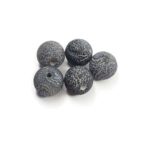 8mm Agaat Frosted Zwart