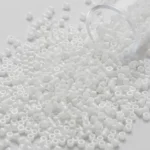 Glaskralen delica 2mm wit