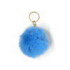 Licht blauwe Fluffy pompons