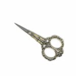 vintage borduurschaartje goud