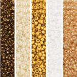 miyuki rocailles soft beige set 11/0