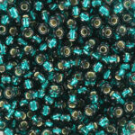 miyuki rocailles Silverlined dark teal 30 8/0