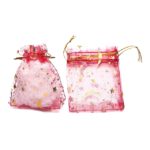 Organza Zakje fuchsia