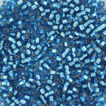 miyuki delica's silverlined capri blue 149 11/0