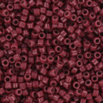 miyuki delica's duracoat opaque dyed rosewood purple 2355 11/0