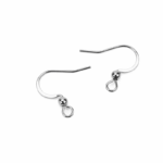 zilverkleurige RVS oorhaakjes